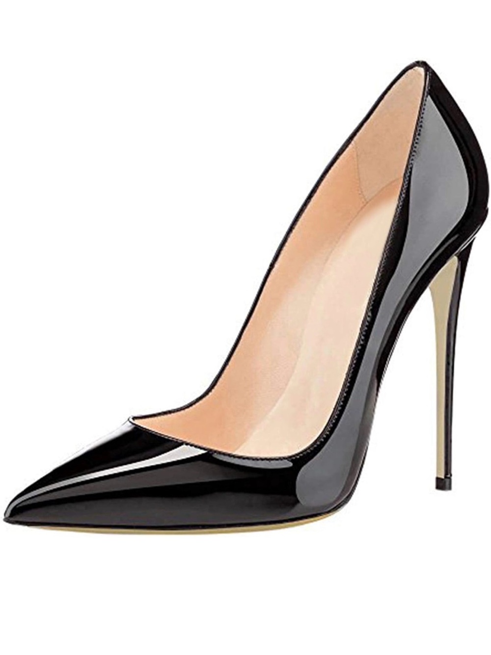 Only Maker Black Patent Stiletto Size 12